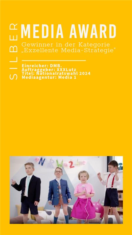 3 x EDELMETALL beim diesjährigen MEDIA AWARD